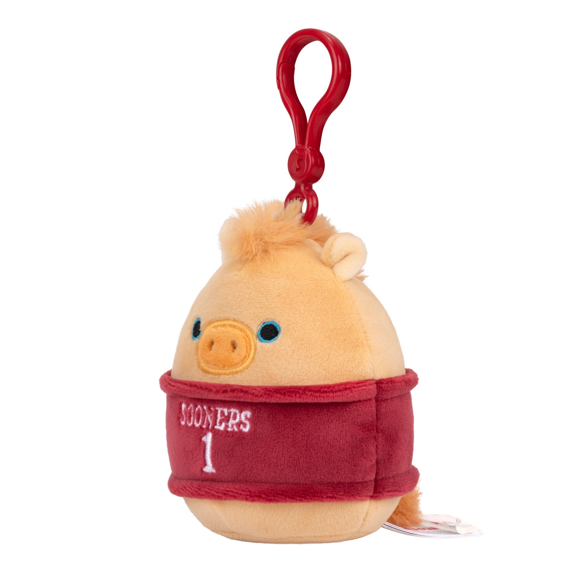 University of Oklahoma 3.5-Inch Boomer Plush Clip - Image 3