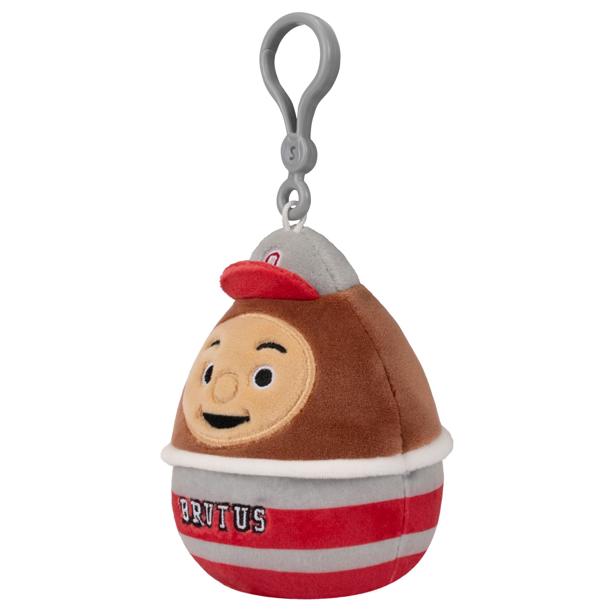 Ohio State 3.5-Inch Brutus Plush Clip - Image 3