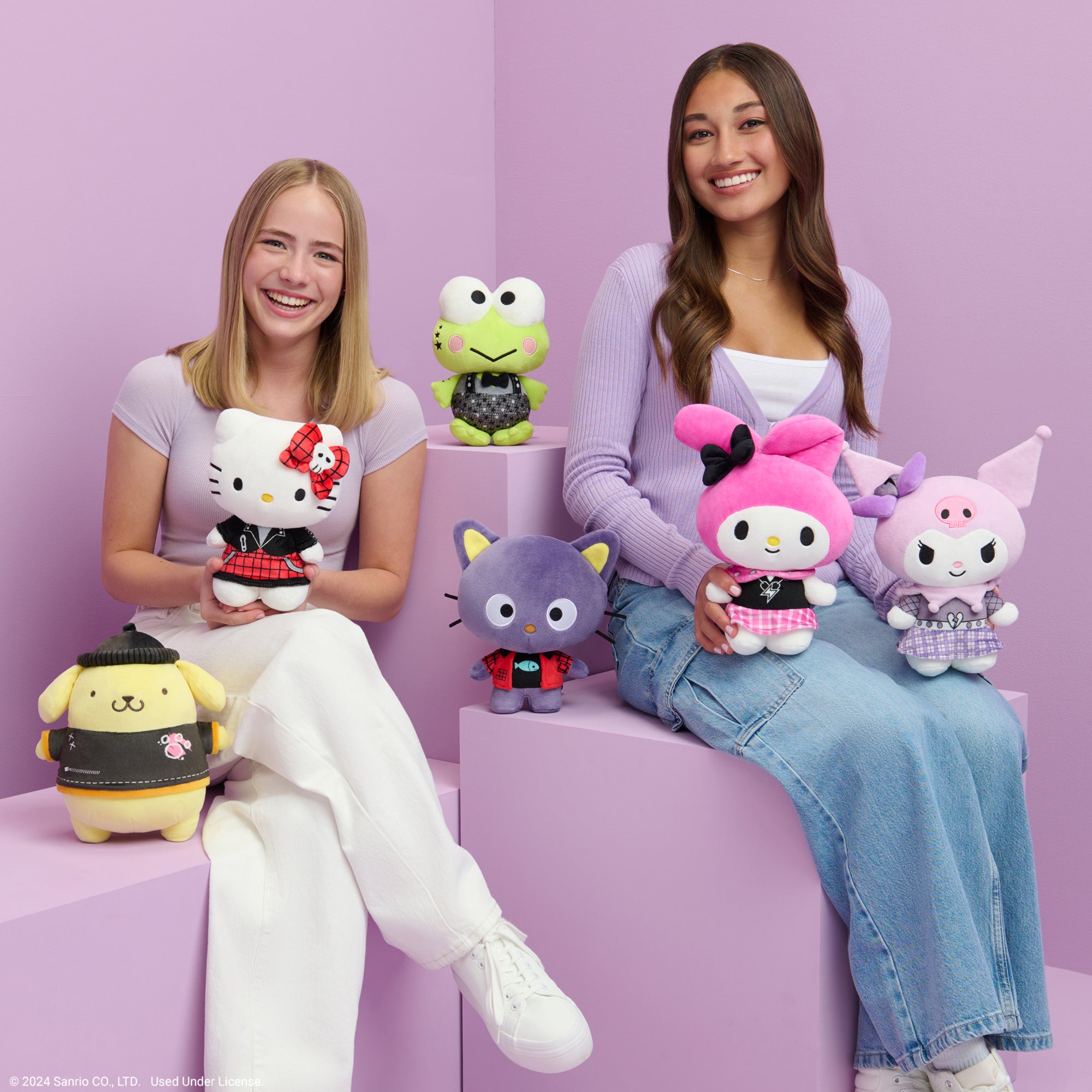 Hello Kitty and Friends Series 2 - My Melody 8-Inch Punks Plush - Image 6