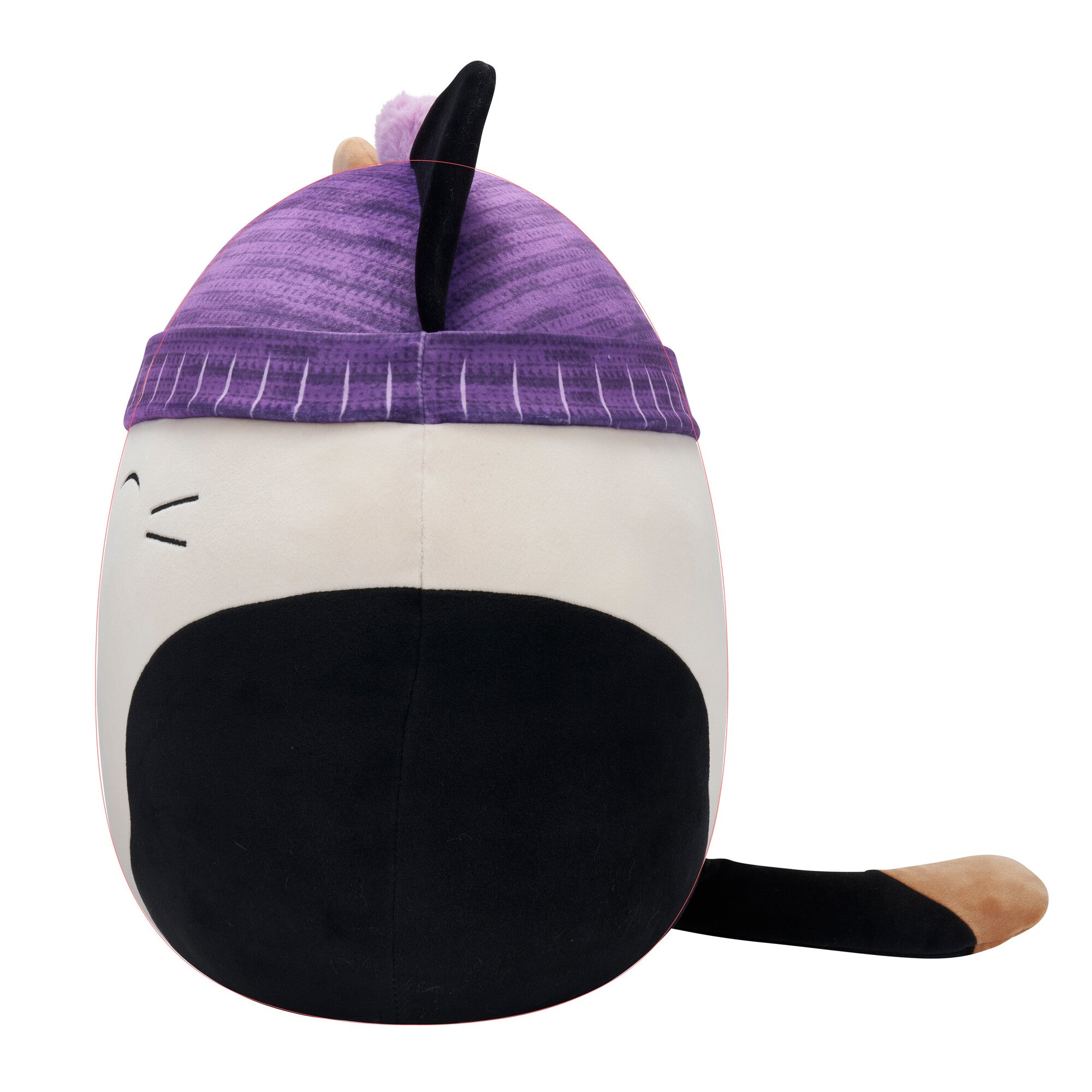 14-Inch Cam Calico Cat with Purple Hat - Image 2