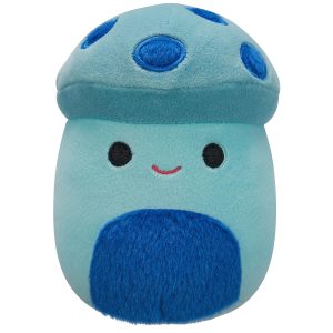 5-Inch Ankur the Teal Mushroom with Fuzzy Belly