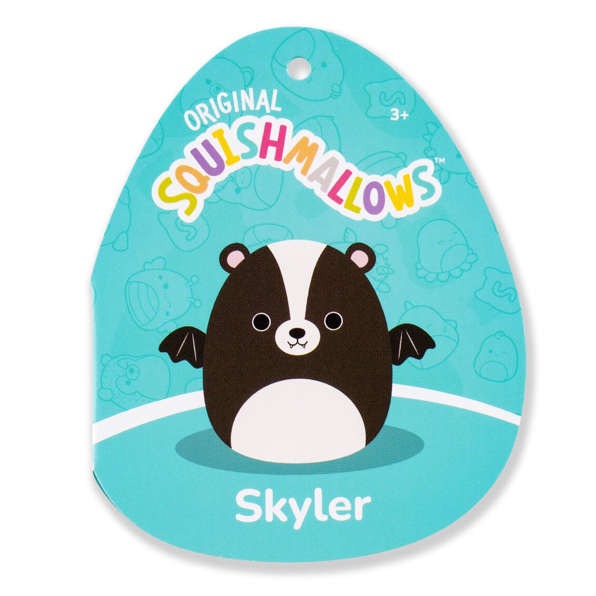12-Inch Skyler the Black and White Skunk Bat - Image 5