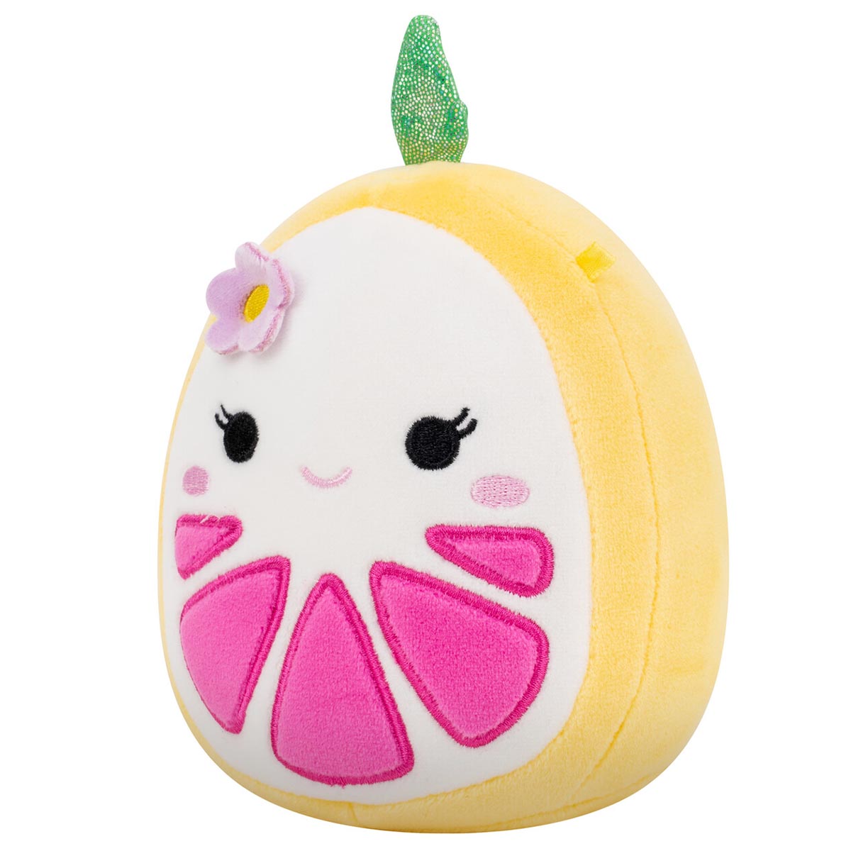 5-Inch Eleanor the Yellow Grapefruit with Flower Hairpin - Image 2