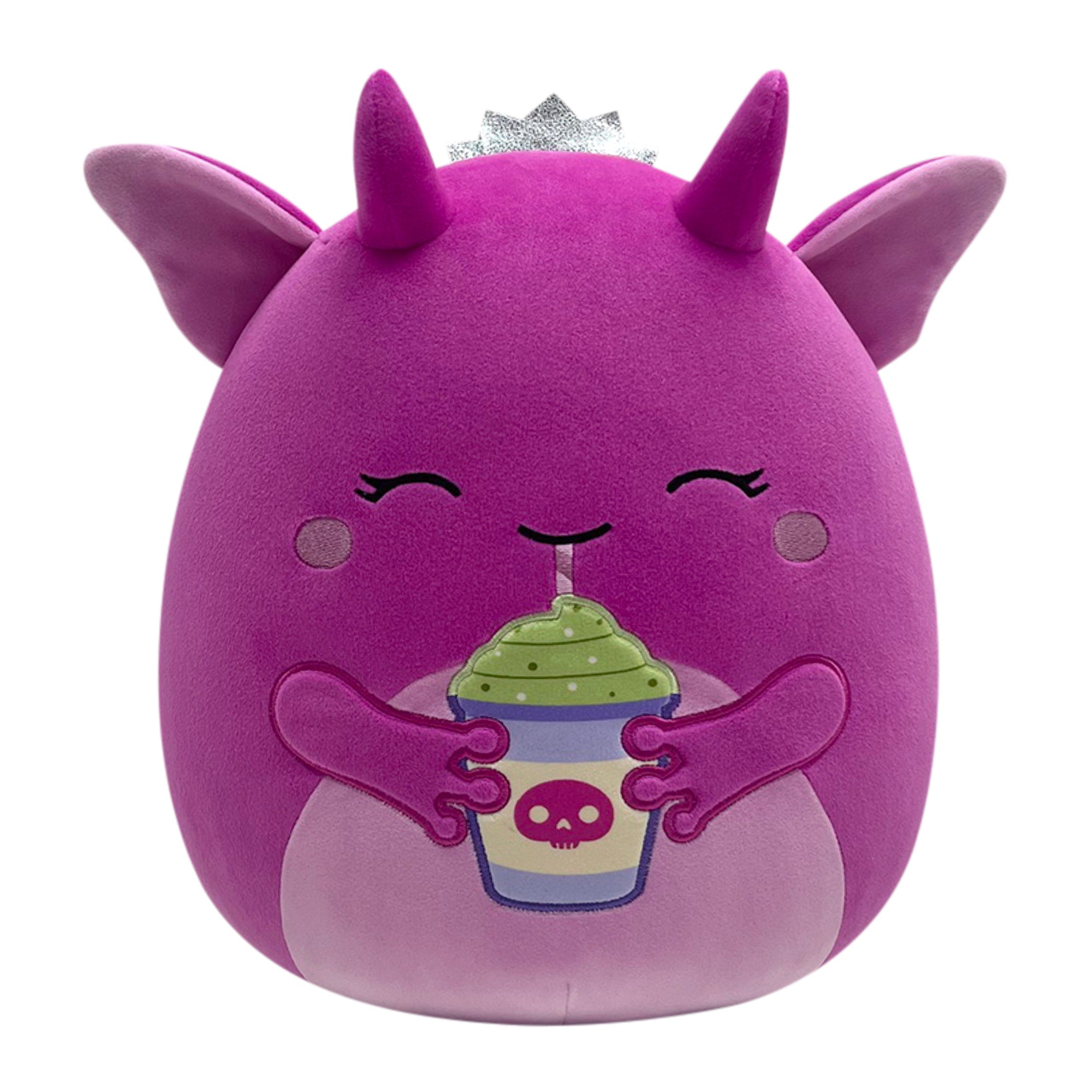 12-Inch Loca the Hot Pink Goblin Princess Holding Latte