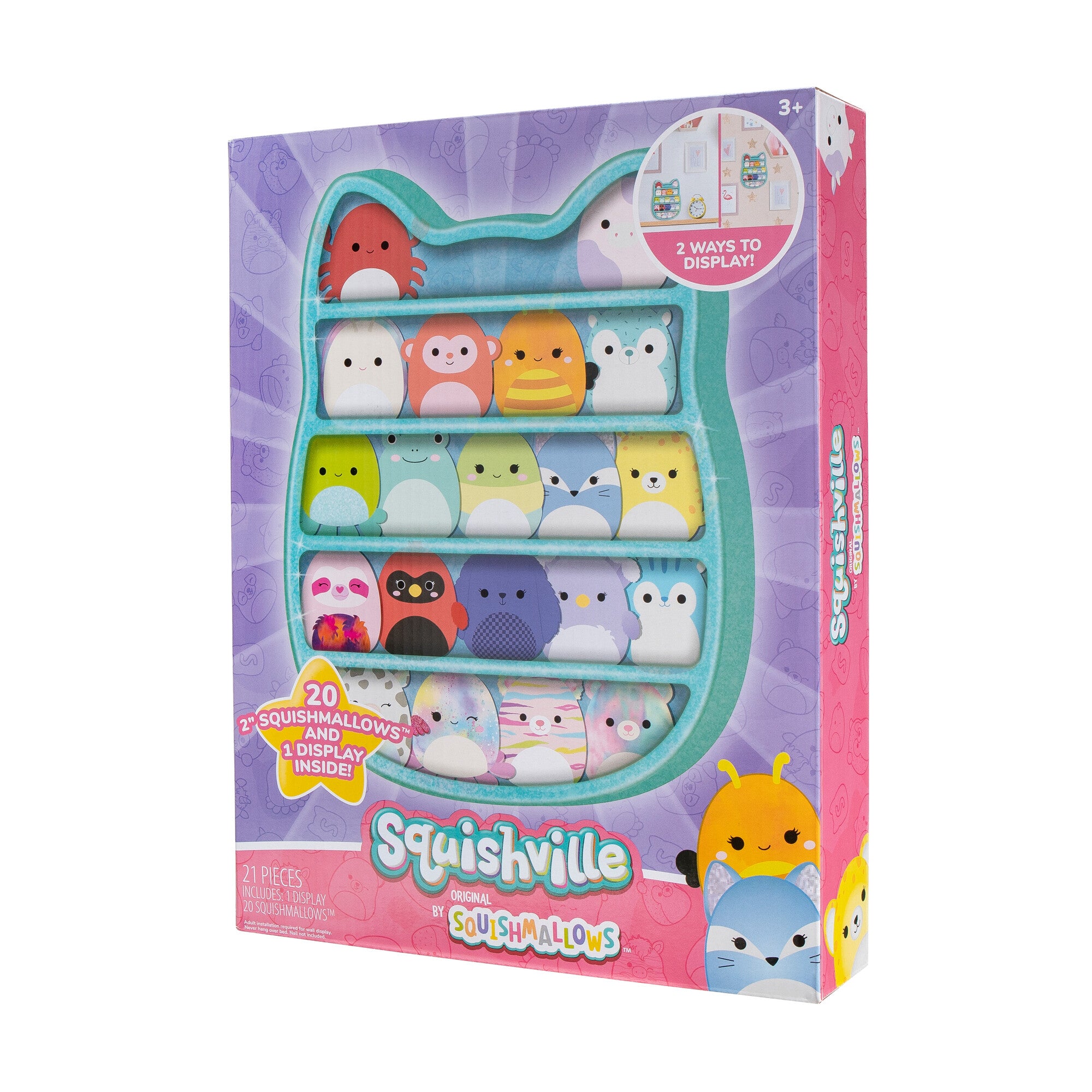 Squishville Play & Display Storage with 20 Squishmallows (4 Rare) - Image 2