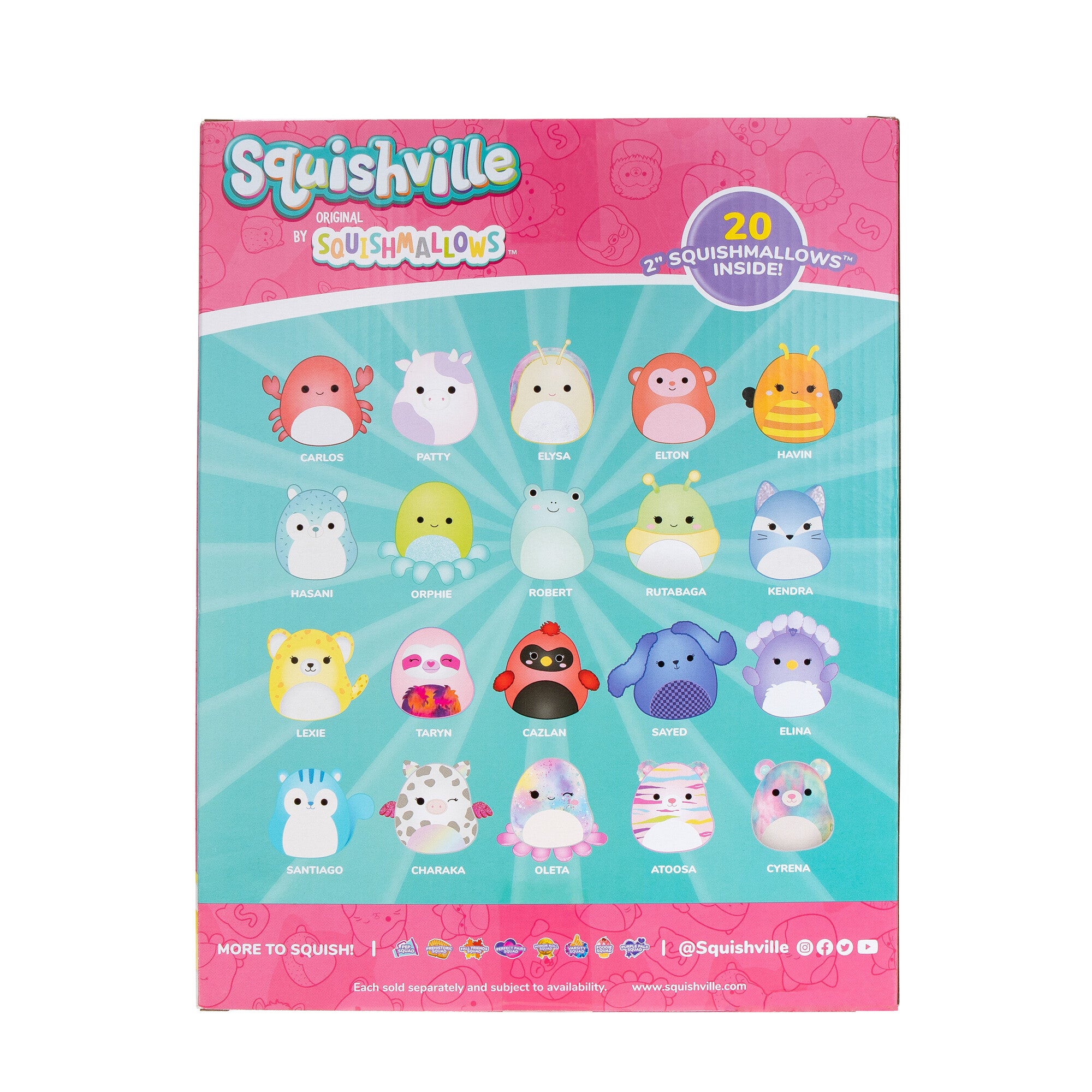 Squishville Play & Display Storage with 20 Squishmallows (4 Rare) - Image 8